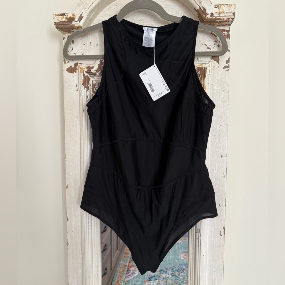 Nwt Wolford Classic Black Bodysuit Size Medium